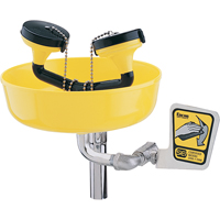 Eyewash Station, Supply Pipe Mount Installation, Plastic Bowl Distribution Jean Lapalme