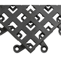 Carrelage no 560 ErgoDeck , PVC, 1-1/2' la c, 1-1/2' lo, 7/8" &eacute;paisseur, Noir Distribution Jean Lapalme
