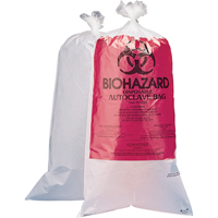 Hazardous Waste Disposal Bags, Bio-Hazard, 24" L x 12" W, 1.5 mils, 3.7 L (1 Gal.) Capacity Distribution Jean Lapalme