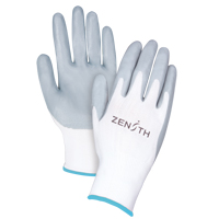 Gants l&eacute;gers enduits et respirants, 10/T-Grand, R&ecirc;vetement Mousse de nitrile, Calibre 13, Enveloppe en Polyester Distribution Jean Lapalme
