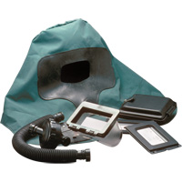 Abrasi-Blast Supplied-Air Respirator Shoulder-Length Hood, Medium, Soft Top, Single Shroud Distribution Jean Lapalme