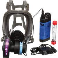 Appareils de protection respiratoire (APR) &agrave; &eacute;puration d'air motoris&eacute; port&eacute;s sur le visage Powerflow, Respirateur &agrave; masque, Pile NiCd Distribution Jean Lapalme