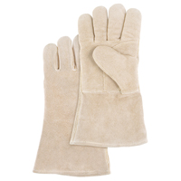 Premium Welder's Gloves, Split Cowhide, Size Large Distribution Jean Lapalme