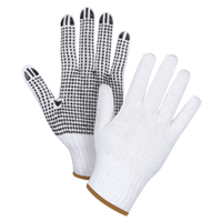 Dotted String Knit Gloves, Poly/Cotton, Single Sided, 7 Gauge, Large Distribution Jean Lapalme