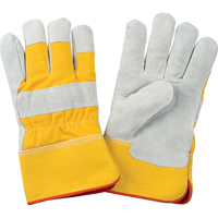 Gants d'ajusteur doubl&eacute;s pour l'hiver de premi&egrave;re qualit&eacute;, 2T-Grand, Paume en Cuir de vache refendu, Doublure en Molleton de mousse Distribution Jean Lapalme
