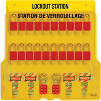 Station de verrouillage, Cadenas Aluminium, Capacit&eacute; de 20, Cadenas Compris Distribution Jean Lapalme