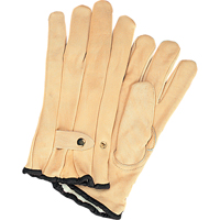 Gants de cordeur doubl&eacute;s pour l'hiver, Petit, Paume Cuir fleur de vache, Doubleure Molleton Distribution Jean Lapalme