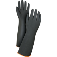 Heavyweight Chemical-Handling Gloves, Size Large/9, 18" L, Rubber Latex, 30-mil Distribution Jean Lapalme