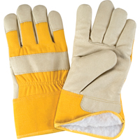 Winter-Lined Fitters Gloves, Large, Grain Pigskin Palm, Boa Inner Lining Distribution Jean Lapalme