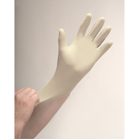 Gants d'examen de premi&egrave;re qualit&eacute; pour peau sensible, Moyen, Latex, 4 mils, Poudr&eacute;s, Naturel Distribution Jean Lapalme