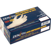 Gants d'examen de premi&egrave;re qualit&eacute; pour peau sensible, Moyen, Latex, 4 mils, Poudr&eacute;s, Naturel Distribution Jean Lapalme