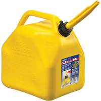 Jerricans, 5,3 gal. US/20,06 L, Jaune, Conformes aux normes CSA/ULC Distribution Jean Lapalme