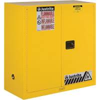 Sure-Grip&reg; Ex Flammable Storage Cabinets, 30 gal., 2 Door, 43" W x 44" H x 18" D Distribution Jean Lapalme