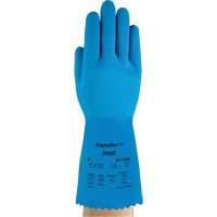 Gants AlphaTec 87-029, Taille Petit/7, 12" lo, Latex de caoutchouc, Doublure en Nylon, 50 mils Distribution Jean Lapalme