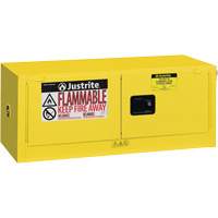Armoire de s&eacute;curit&eacute; pour produits inflammables EX Piggyback Sure-Grip , 12 gal., 2 Porte(s), 43" La x 18" h x 18" p Distribution Jean Lapalme