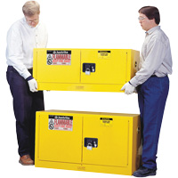 Armoire de s&eacute;curit&eacute; pour produits inflammables EX Piggyback Sure-Grip , 12 gal., 2 Porte(s), 43" La x 18" h x 18" p Distribution Jean Lapalme