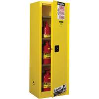 Armoire de s&eacute;curit&eacute; pour produits inflammables EX Slimline Sure-Grip , 22 gal., 1 Porte(s), 23,25" La x 65" h x 18" p Distribution Jean Lapalme