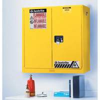 Armoires de s&eacute;curit&eacute; murales Sure-Grip EX, 20 gal., 2 Porte(s), 43" La x 44" h x 12" p Distribution Jean Lapalme