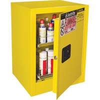 Sure-Grip&reg; EX Benchtop Flammable Safety Cabinet, 24 gal., 1 Door, 21" W x 27" H x 18" D Distribution Jean Lapalme