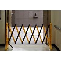Barri&egrave;re Xpandit, 36" h x 11,5' lo, Noir/Jaune Distribution Jean Lapalme