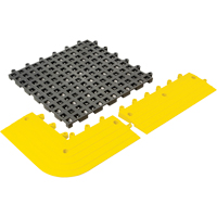 Tapis Ergodeck tout usage No 564 & No 566, PVC, 1-1/2' la c, 1-1/2' lo, 7/8" &eacute;paisseur, Charbon Distribution Jean Lapalme