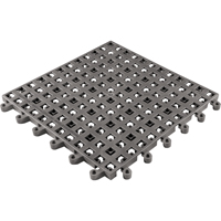 Tapis Ergodeck tout usage No 564 & No 566, PVC, 1-1/2' la c, 1-1/2' lo, 7/8" &eacute;paisseur, Charbon Distribution Jean Lapalme