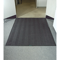 Waterhog&reg; Eco Elite Matting, Wiper/Scraper, 6' x 6' x 3/8", Grey Ash Distribution Jean Lapalme
