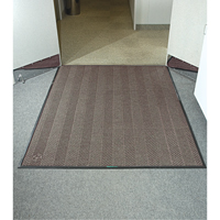 Waterhog&reg; Eco Elite Matting, Wiper/Scraper, 4' x 6' x 3/8", Chestnut Brown Distribution Jean Lapalme