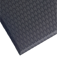 Cushion Max Mats, Diamond, 3' x 5' x 5/8", Charcoal, Nitrile/PVC Distribution Jean Lapalme