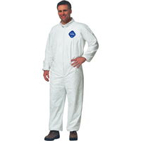 Coveralls, Medium, White, Tyvek&reg; 400 Distribution Jean Lapalme