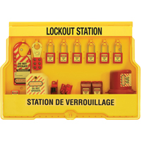 Postes de verrouillage &eacute;lectrique, Cadenas Thermoplastique, Capacit&eacute; de 16, Cadenas Compris Distribution Jean Lapalme