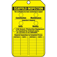 &eacute;tiquettes de s&eacute;curit&eacute; d'inspection et de contr&ocirc;le de l'&eacute;tat de l'&eacute;quipement, Papier cartonn&eacute;, 3-1/8" la x 5-7/8" h, Anglais Distribution Jean Lapalme