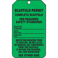 &eacute;tiquettes de s&eacute;curit&eacute; d'inspection et de contr&ocirc;le de l'&eacute;tat de l'&eacute;quipement, Papier cartonn&eacute;, 3-1/8" la x 5-7/8" h, Anglais Distribution Jean Lapalme
