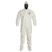 Combinaisons Tychem 4000, 2T-Grand, Blanc Distribution Jean Lapalme