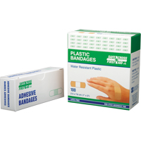 Bandages, Rectangulaire/carr&eacute;e, 3", Plastique, St&eacute;rile Distribution Jean Lapalme