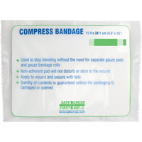 Large Compress Bandage, 15" L x 4-1/2" W Distribution Jean Lapalme
