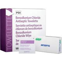 Benzalkonium Chloride Wipes, Towelette, Antiseptic Distribution Jean Lapalme