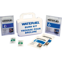 Trousses d'urgence pour brûlures Water Jel, Boîte en plastique de 10 unit&eacute;s, Classe 2 Distribution Jean Lapalme