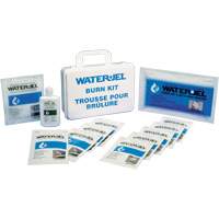 Trousses d'urgence pour brûlures Water Jel, Boîte en plastique de 36 unit&eacute;s, Classe 2 Distribution Jean Lapalme
