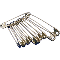 Safety Pins, Assorted Sizes Distribution Jean Lapalme