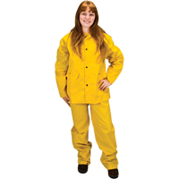 RZ100 Rain Suit, Polyester/PVC, Small, Yellow Distribution Jean Lapalme