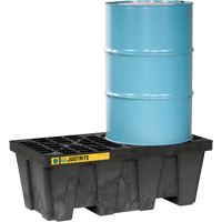 Palettes pour contr&ocirc;le des d&eacute;versements EcoPolyBlend sans drain, Capacit&eacute; de d&eacute;versement 66 gal. US, 49" x 25" x 18" Distribution Jean Lapalme