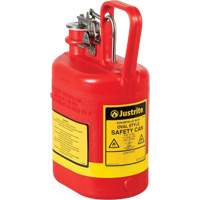Safety Cans, Type I, Polyethylene, 1 US gal., Red, FM Approved Distribution Jean Lapalme