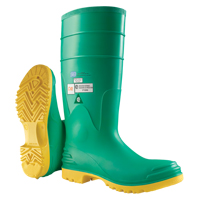 Hazmax&reg; 16" Kneeboot, PVC, Steel Toe, Size 14, Puncture Resistant Sole Distribution Jean Lapalme