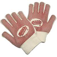 Gants r&eacute;versibles en tissu &eacute;ponge Red Brick, Coton, Deux c&ocirc;t&eacute;s, Calibre 10, Grand Distribution Jean Lapalme