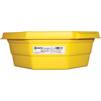 Plateaux Drums-Up Jr, 22,75" lo x 22,75" la x 7,5" h, Cap. de d&eacute;versement 7,5 gal. US Distribution Jean Lapalme