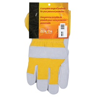 Winter-Lined Fitters Gloves, Large, Split Cowhide Palm, Boa Inner Lining Distribution Jean Lapalme