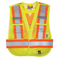 Veste d&eacute;tachable Open Road, Jaune lime haute visibilit&eacute;, Polyester Distribution Jean Lapalme