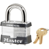 Cadenas lamin&eacute;, Argent, Cl&eacute;s identiques, Acier lamin&eacute;, Largeur de 2" Distribution Jean Lapalme