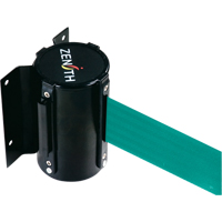 Wall Mount Barrier, Steel, Screw Mount, 7', Green Tape Distribution Jean Lapalme